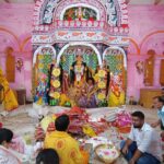 Basanti Puja 2024 : Saptami Puja Celebration Of Basanti Durga Puja At Durga Bari, Agartala.