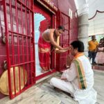 Former CM & Rajya Sabha Member Biplab Kumar Deb Offer Prayers At Kashaba Kali Temple.