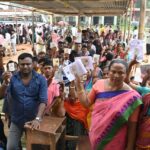 Tripura Lok Sabha 2024 : Voters Waiting To Cast Their Votes.