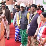 President Of India Graces The 22nd Parsi Maha And Centenary Celebrations Of Ol Chiki At Jamshedpur.