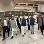 Chief Minister Of Assam Dr. Himanta Biswa Sarma Arrived In Tripura.