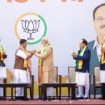 Prime Minister Narendra Modi Felicitates National President Nitin Nabin.