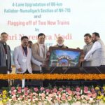 Prime Minister Narendra Modi Performs Bhoomi Pujan Of The Kaziranga Elevated Corridor Project, Worth Over ₹6,950 Crore In Kaliabor, Assam.