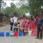 Road Blockade Erupts In Kailashahar Over Acute Drinking Water Crisis.