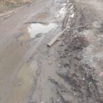 Garbage Heaps Created Disturbance For Pedestrians. 