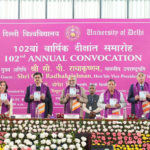 Vice President Confers Degrees On Over 1.2 Lakh Students At DU’s 102nd Convocation.
