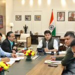 Union Minister Jyotiraditya Scindia Interacts With 11th  Batch Of Ashtalakshmi Darshan Youth Exchange Programme Students.