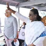 President Of India Witnesses International Fleet Review At Visakhapatnam.