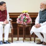 Chief Minister Of Uttarakhand Meets The Prime Minister.