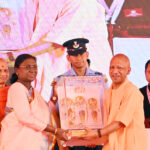 President Of India Visits Shri Ram Janmbhoomi Mandir At Ayodhya; Has Darshan Of Ram Lalla.