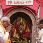 Vice President Of India C. P. Radhakrishnan Visited Tripureshwari Temple.