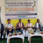 “Art Festival” Held In Dharmanagar To Promote Voter Awareness.