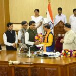 Chief Minister Of Tripura Dr. Manik Saha Congratulates New Speaker Rampada Jamatia.