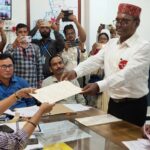 Dharmanagar By-Election : Left Front Candidate Amitabh Dutta Files Nomination.