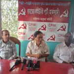 CPI(M) Press Conference In Dharmanagar, Jitendra Chaudhury Present.