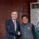 Union Minister Of Commerce And Industry Holds Bilateral Meeting With UK Secretary Of State For Business And Trade Mr Peter J Kyle On The Sidelines Of WTO MC-14 In Yaounde, Cameroon.