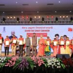 Minister Of State For Communications Dr Pemmasani Chandra Sekhar Addresses GDS Sammelan In Chennai, Tamil Nadu.