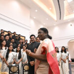 Officer Trainees Of Indian Revenue Service (IT) Call On The President.