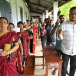 56 Dharmanagar By-Poll :Voters Waiting To Cast Their Vote For 56-Dharmanagar By-election.