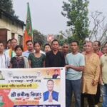 Intensive BJP Campaign In Jampui Ahead Of ADC Polls, Rabindra Reang Connects With Voters Door-To-Door.