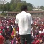 Pradyot Addressed Electoral Gathering In Tentui. 