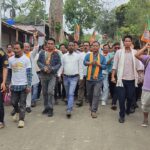 BJP Flexes Strength In Damchhara–Jampui 1 Seat, Massive Rally Draws Huge Crowd.