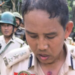 Some Police Personnel Including SP, Sepahijala District, Bijoy Debbarma Were Injured.