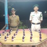 Sonamura Police Seized Contraband.