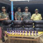 Sonamura Police Seizes 24 Nos Eskuf Cough Syrup & 31 Kg Dry Cannabis.