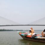 Prime Minister Narendra Modi Takes A Boat Ride On The Hooghly River In Kolkata.