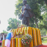 Prime Minister Pays Homage To Mahatma Phule In Parliament Complex.