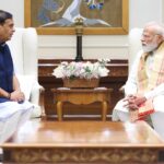 Chief Minister Of Assam Meets Prime Minister.
