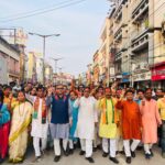 Tripura BJP Organized Victory Rally, Celebrating The Party’s Sweeping Victory In The West Bengal,  Assam, Puducherry And By-Election At The Dharmanagar  AC.