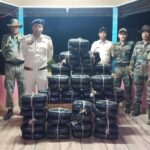 Sonamura Police & BSF Tripura Recovered And Seize 90 KG DRY Cannabis, Worth 18 Lakh.