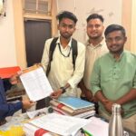ABVP Submits Memorandum Demanding Repair Of Dharmanagar College Road And Bridge.