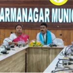 First Official Visit Of Newly Elected MLA Jahar Chakraborty To Dharmanagar Municipal Council.