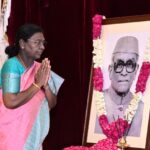 President Of India Pays Floral Tributes To Neelam Sanjiva Reddy On His Birth Anniversary.