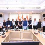 Union Ministers Piyush Goyal, Sarbananda Sonowal Review Global Supply Chain Challenges With EXIM Industry Stakeholders.