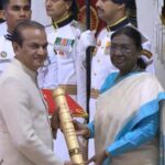 Hon’ble President Of India Smt. Droupadi Murmu, Confers The Coveted Padma Shri Award, On Dr P. Vijay Anand Reddy.