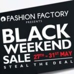 Fashion Factory Brings Back Black Weekend Sale With Buy 1 Get 2 FREE Offer.