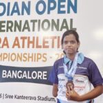 H.U. Shivani Trained Under Aditya Mehta Foundation Wins Two Bronze Medals At The 8th Indian Open International Para Athletics Championship 2026.