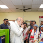 Union Minister Amit Shah, Inaugurates Shaheed Veer Gundadhur Seva Dera Jan Suvidha Kendra In Bastar, Chhattisgarh.