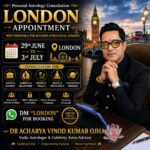 The Light Of Acharya Vinod Kumar’s Vedic Astrology Reaches London London Set To Welcome Acharya Vinod Kumar.