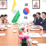 Union Minister Of State (PP) Holds Bilateral Talks With Minister Of The Interior And Safety Of The Republic Of Korea In New Delhi.