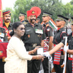 President Of India Reviews The Passing Out Parade Of 158th Regular Course And 141st Technical Graduate Course At The Indian Military Academy.