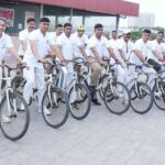 Former Vice President Shri M. Venkaiah Naidu Flags Off The 9th Edition Of World Bicycle Day Celebrations In Hyderabad.