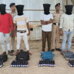 140 bottle Cough SyrupWith 4 Drug Peddlers By Tripura Railway Police In Agartala Railway Station.