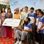 Governor Of Telangana Shri Shiv Pratap Shukla Felicitates Para-Athletes At The 14th Presentation & Felicitation Ceremony Of Aditya Mehta Foundation.