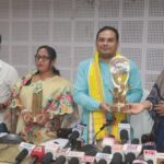 Tripura Won Three Prestigious Top-Tier Honors At The National Panchayat Awards 2025 ; Panchayat Minister Of Tripura Kishor Barman.