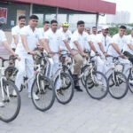 Former Vice President Shri M. Venkaiah Naidu Flags Off The 9th Edition Of World Bicycle Day Celebrations In Hyderabad.